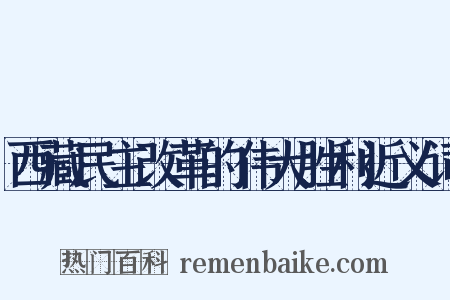 西藏民主改革的伟大胜利近义词是什么意思的图片
